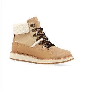 New Toms Mesa womens tan boot bootie boots waterproof snow brown shoe size 6